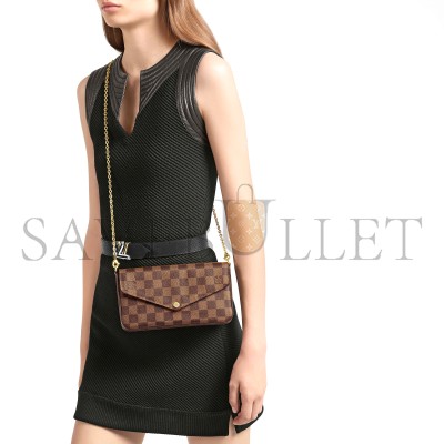LOUIS VUITTON FÉLICIE POCHETTE N63032 (21*12*3cm)